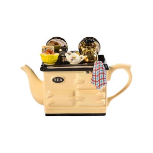 Breakfast Large Aga Style Teapot – Collectible Nostalgic Teapot for Vintage Kitchen Decor