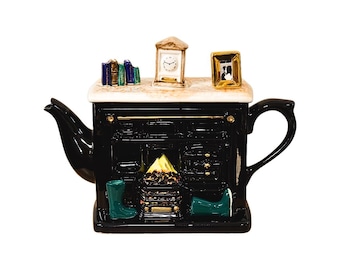 Yorkshire Range Teapot: Large UK Ceramic Novelty Teapot
