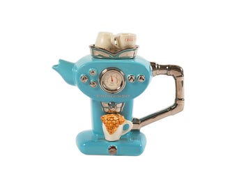 Espresso One Cup Teapot – A Charming Collectible Barista Teapot for Coffee Lovers