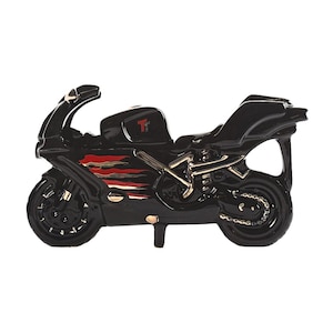 Handcrafted Motorbike Teapot: Collectible Ceramic Biker Gift