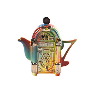 Jukebox One Cup 40's Teapot | Music Lover Gift | Novelty Teapot | Retro Decor | Unique Kitchenware