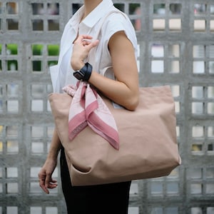 Frauen Rose Gold Casual Tragetasche, Frauen Casual Tragetasche, Wasserdichte große Laptop Reisetasche - Rose Gold - Victoria 202