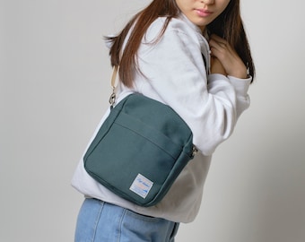 Bolso bandolera de uso diario, bolso de lona para viajar y llevar a todas partes, uso de viaje de bolso ultra duradero, Koala 208 en Christmas Green