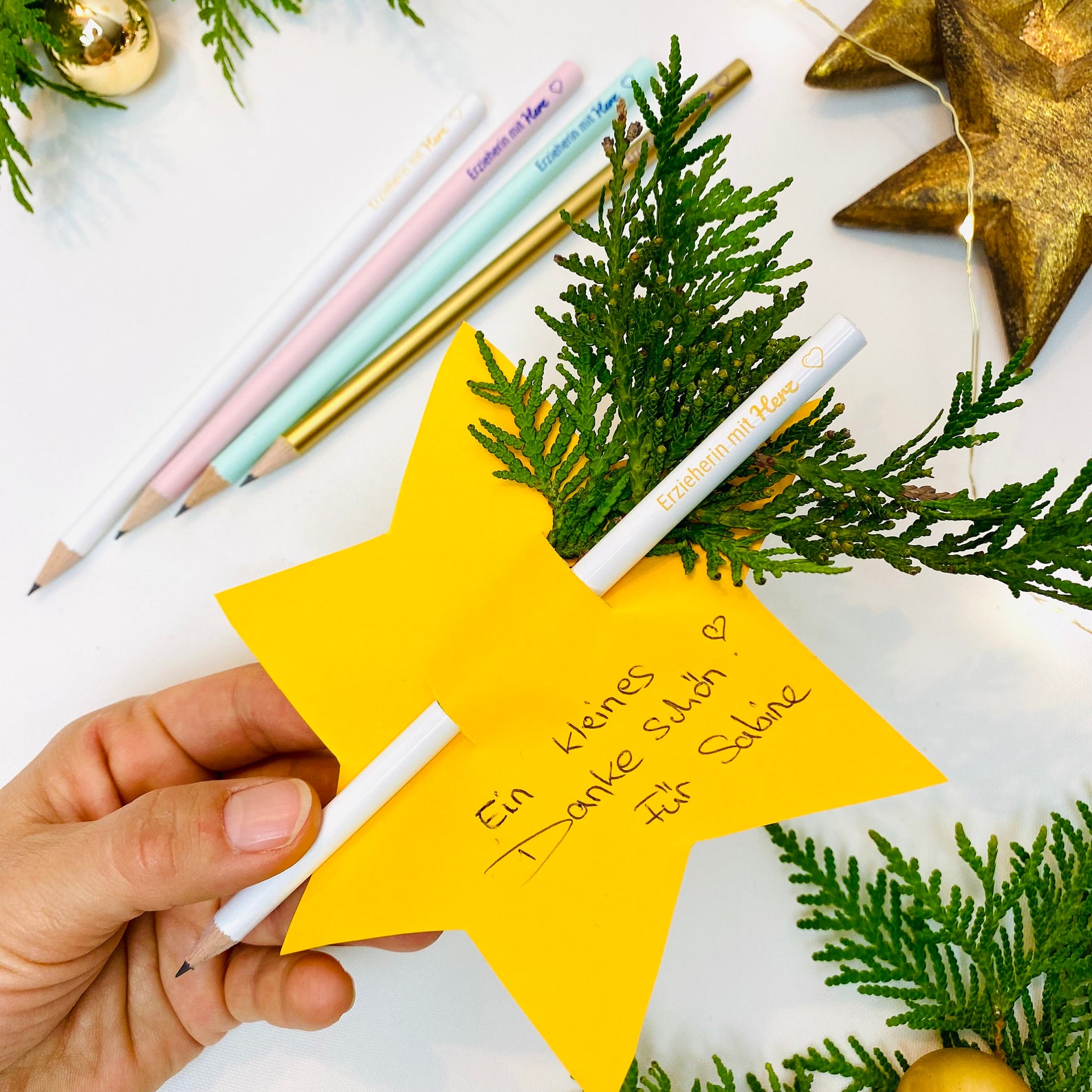 Weihnachtsgeschenk für Erzieherin Erziehergeburtstagsgeschenk Kindergartenabschied Erzieherin