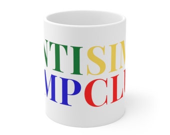 Anti Simp Simp Club Funny Ceramic Mug 11oz Gag Gift