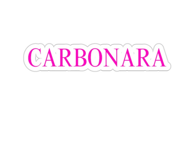 CARBONARA PASTA STICKER