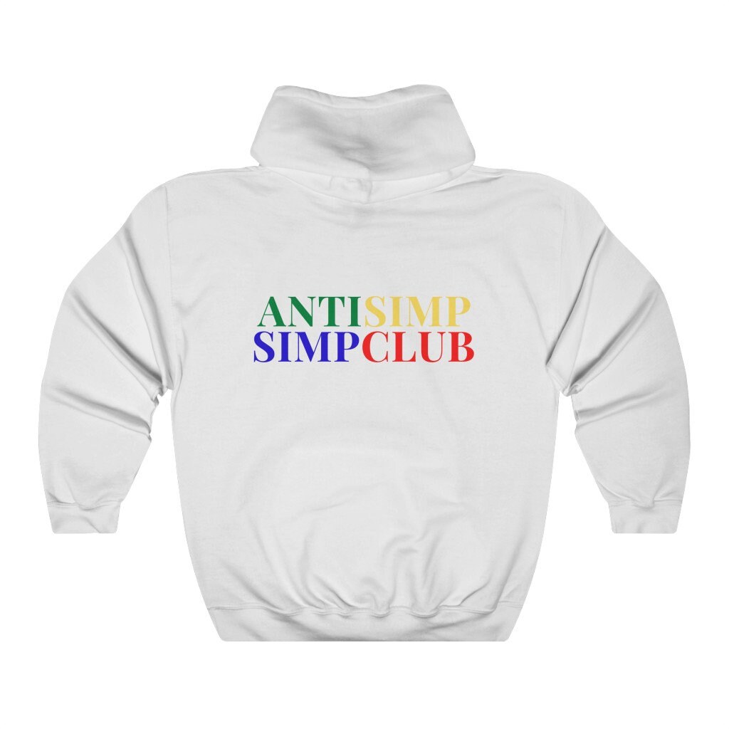 Anti Simp Simp Club Unisex Soft Hooded Sweatshirt Funny Hoodie Etsy