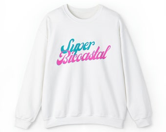 Super Bicoastal Unisex Soft Crewneck Sweatshirt Funny Hoodies