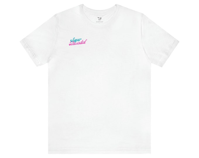Super BiCoastal Unisex Short Sleeve Tee, Funny Graphic T-Shirt