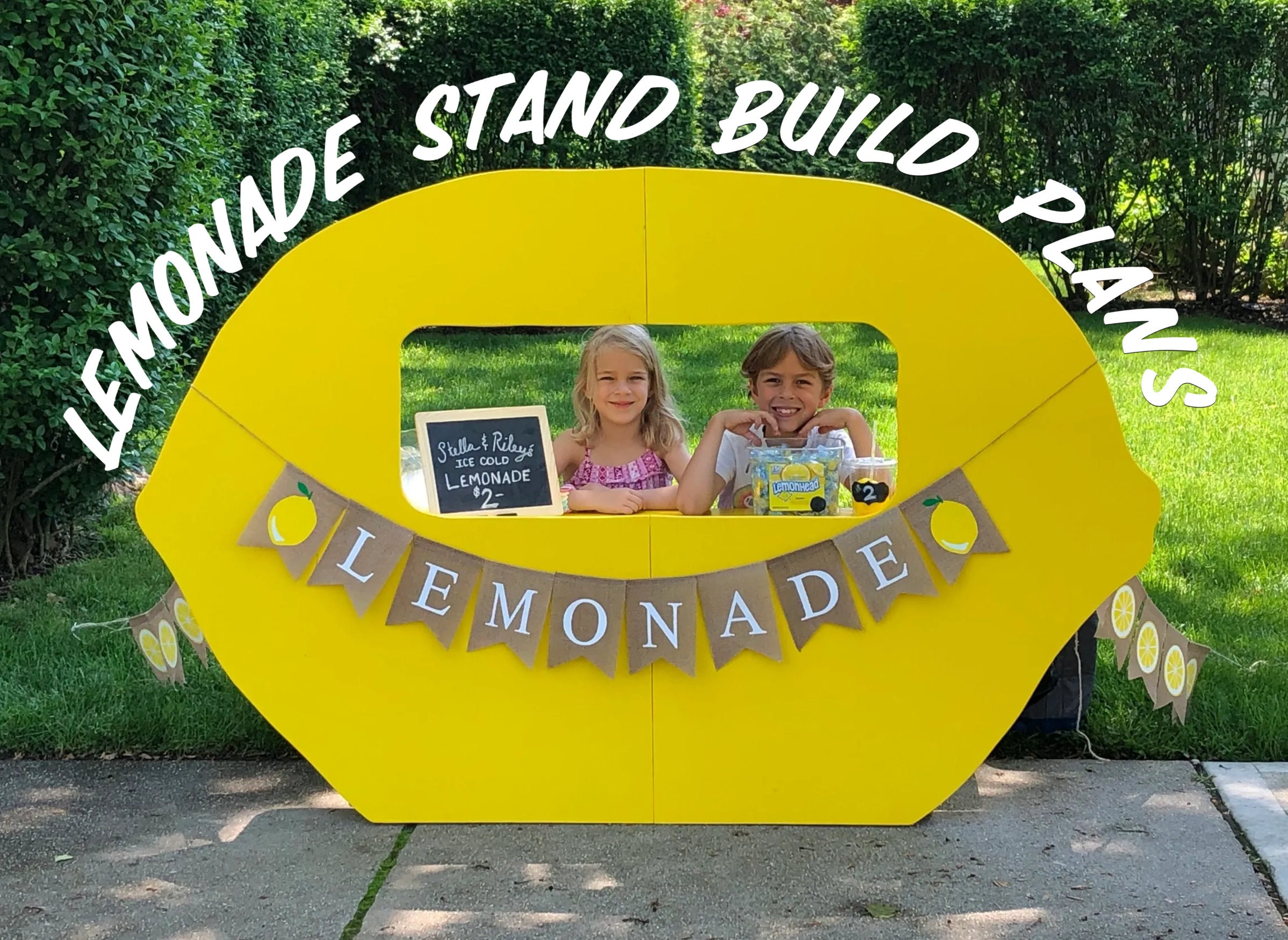Lemonade Stand Plans Etsy