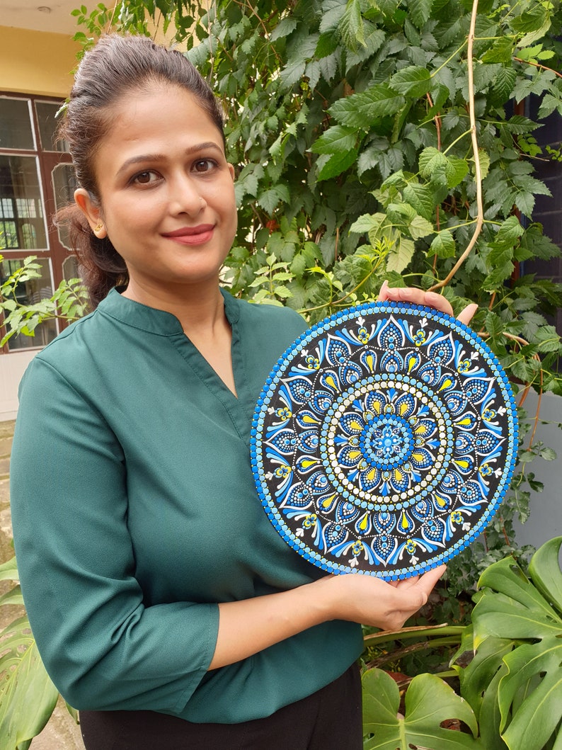 Buy Dot Mandala Art/mdf Board Mandala Art for Home Decor/mandala Online