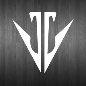 May include: White logo design with the letters "JJ" in a stylized font, set against a dark woodgrain background.