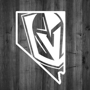 Nevada&#39;s Vegas Golden Knights Decal, VGK Sticker Decal, Hockey Golden Knights, Las Vegas Golden Knights, Las Vegas Nevada sticker