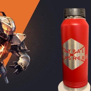 Destiny 2 inspired Water bottle, Warmind, Titan Class , Destiny 2 Gift, Destiny 2 The Game, Hunter Class, Warlock class,