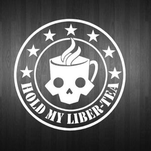 Libertea decal, liber-tea!, Helldivers 2, For Democracy!, Liberty decal, Helldivers decal, Helldivers gift, Helldivers Sticker,