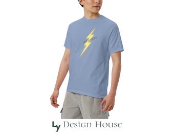 Lightning Aura Unisex t-shirt, Structured Look Comfort Colors Tee