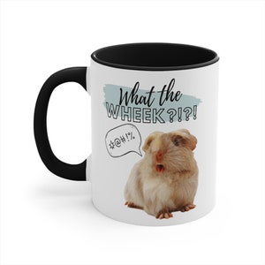 Lustige Meerschweinchen-Tasse Mit Spruch – ‘Welchen Teil Von Wheek Wheek Verstehst Du Nicht?’ (Grün)