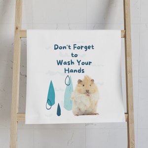 Händewaschen Meerschweinchenhandtuch nicht vergessen
