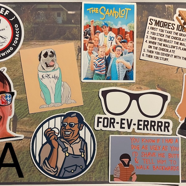 The Sandlot 9-pack of stickers