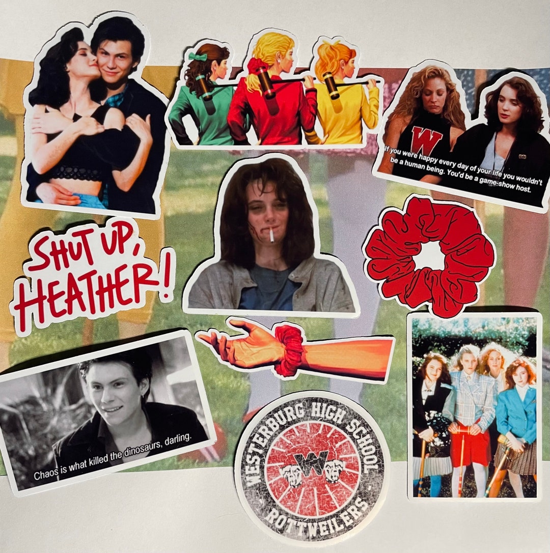 Heathers 10pack of Stickers Etsy