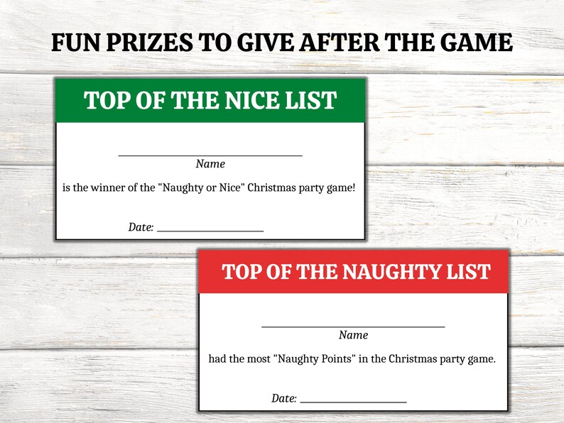 Printable Christmas Party Game, Adult Holiday Party Game, Christmas Group, Family and Friends ...