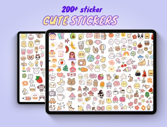 Free Colorful and Cute Digital Stickers