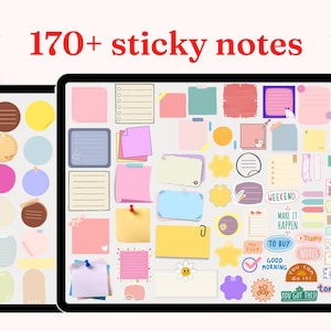 Digital sticky notes , note sticker digital , Goodnotes stickers , Digital Sticker Kit , Notability stickers , Digital planner stickers