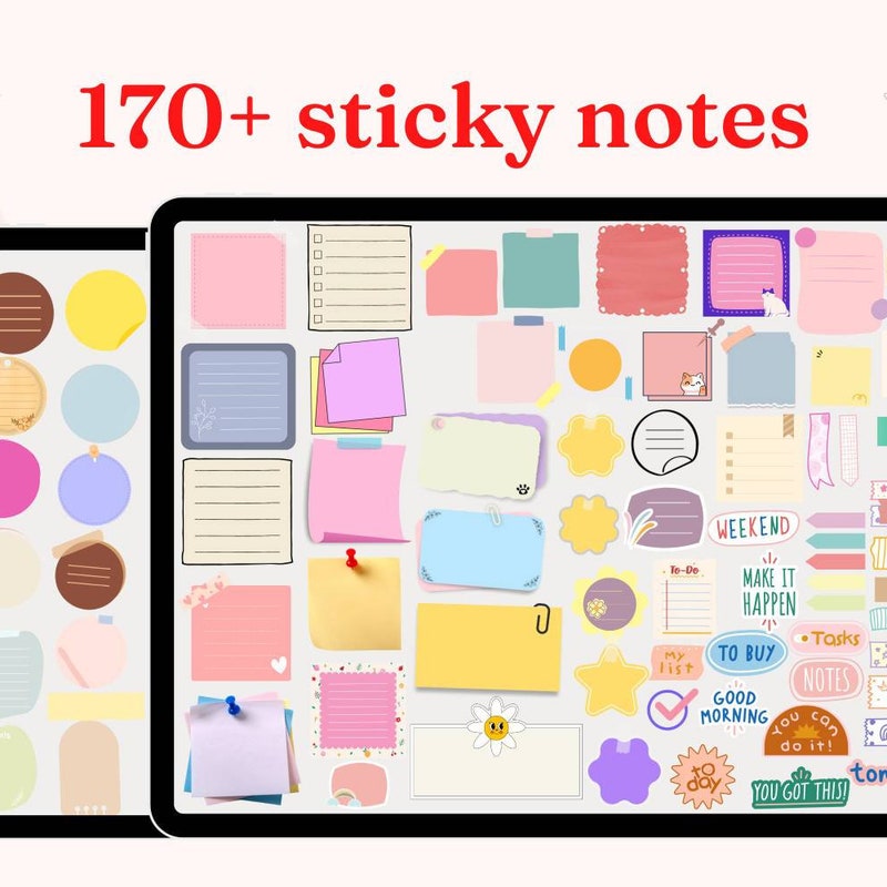 Cute Sticky Notes - Etsy