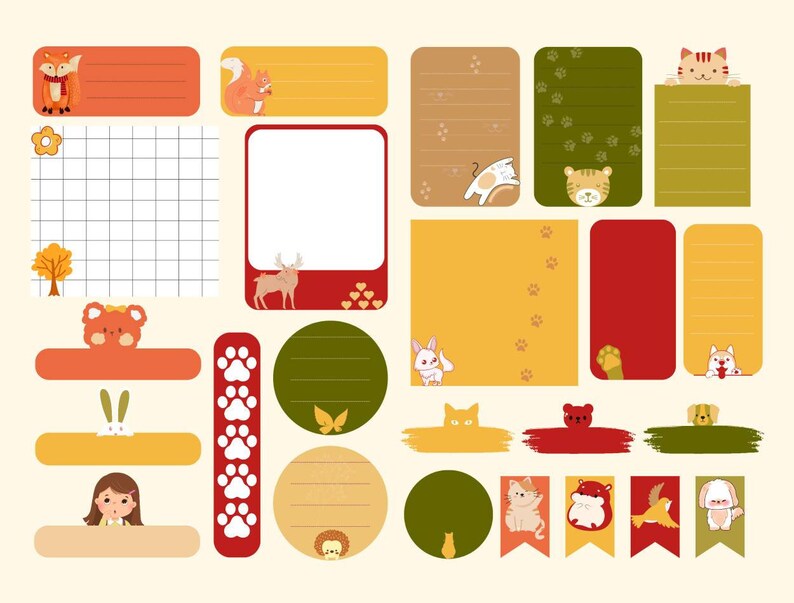 Goodnotes Sticky Notes , Note Sticker , Digital Notes , Notes Stickers