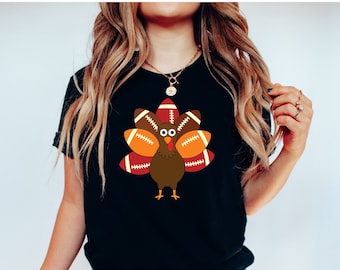 Thanksgiving Football Shirt, Turkey Football Shirt, Game Day Shirt, Turkey Shirt, Funny Thanksgiving Tee, Football Fan Tee,Thanksgiving Gift