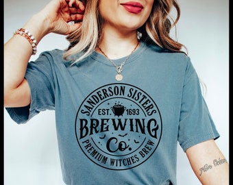 Sanderson Sister Brewing Co T-shirt, Sanderson Sisters Shirt, Halloween Shirt, Sanderson Shirt, Brewing Company Shirt, Witch shirt