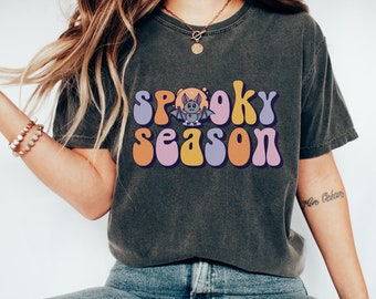 Retro Halloween Comfort Colors shirt, Spooky Season Shirt, Vintage Halloween Shirt, Witch Shirt, Retro Fall Shirt, Fall Shirt