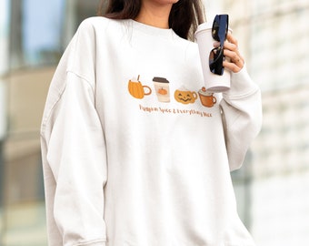 Pumpkin Spice Latte Sweatshirt | Fall sweatshirt | coffee lovers | PSL lovers | Pumpkin sweatshirt | Coffee sweatshirt