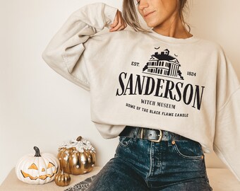 Sanderson Museum Sweatshirt, Sanderson Sisters Sweatshirt, Sanderson Sister Shirt, Halloween Shirt, Sanderson Sweatshirt