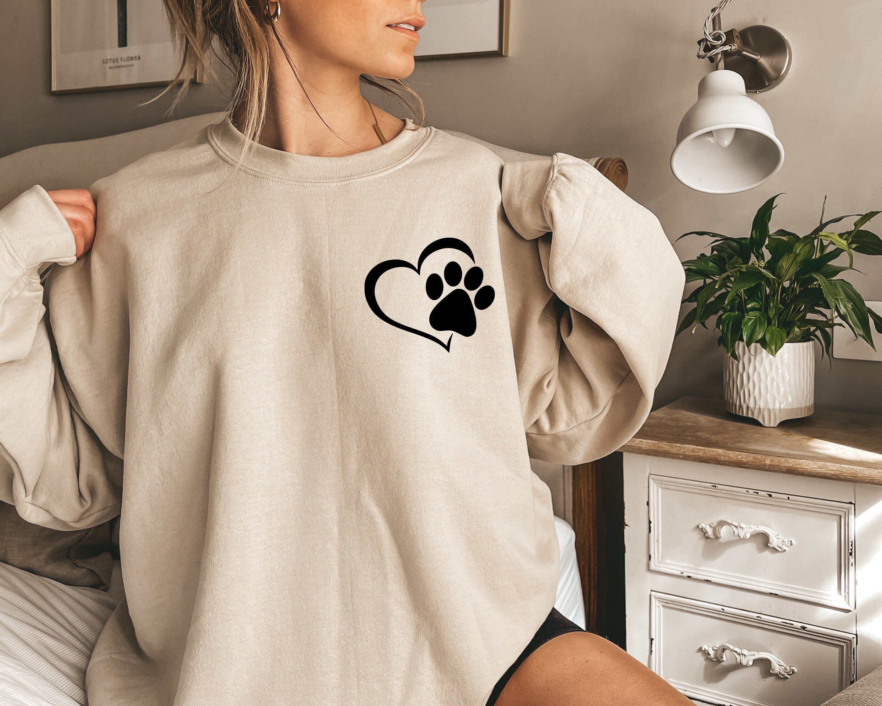 Dog Paw Sweatshirt Etsy Canada