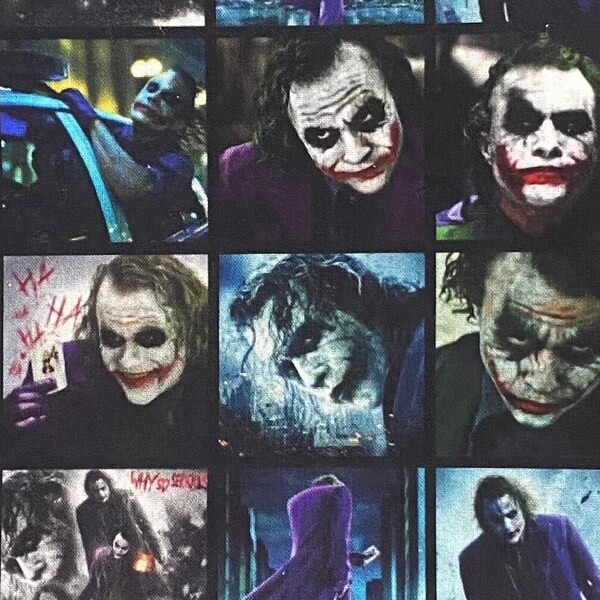Joker Fabric Etsy