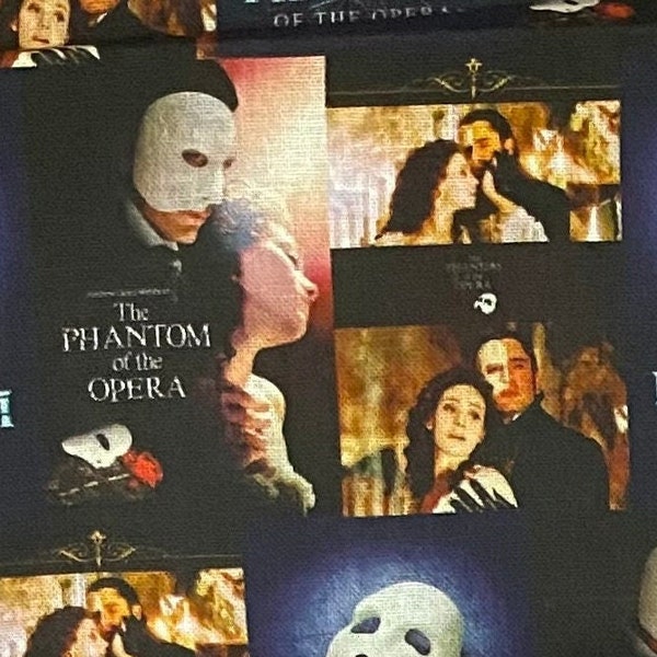 18" x 10" Remnant Phantom of the Opera | Broadway Musical Iconic Classic Films Literature