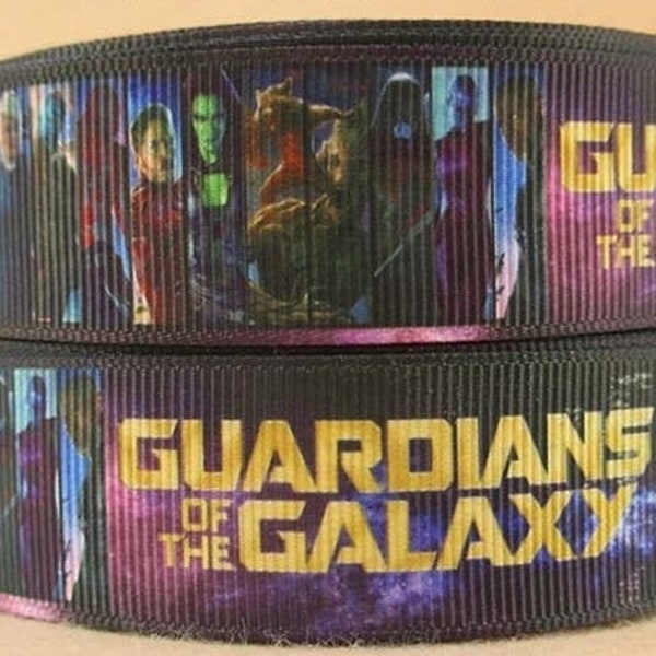 Guardians of the Galaxy | 1" High Quality Grosgrain Ribbon | By The Yard