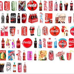 Assorted Coca Cola Sticker Packs Water Resistant Laptop - Etsy