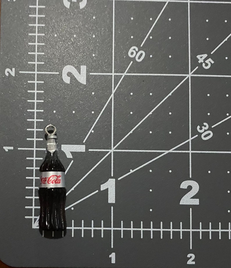 Résine 3D inspirée de Coca-Cola Noeud pour cheveux au centre, embellissement, embellissement pour album image 2