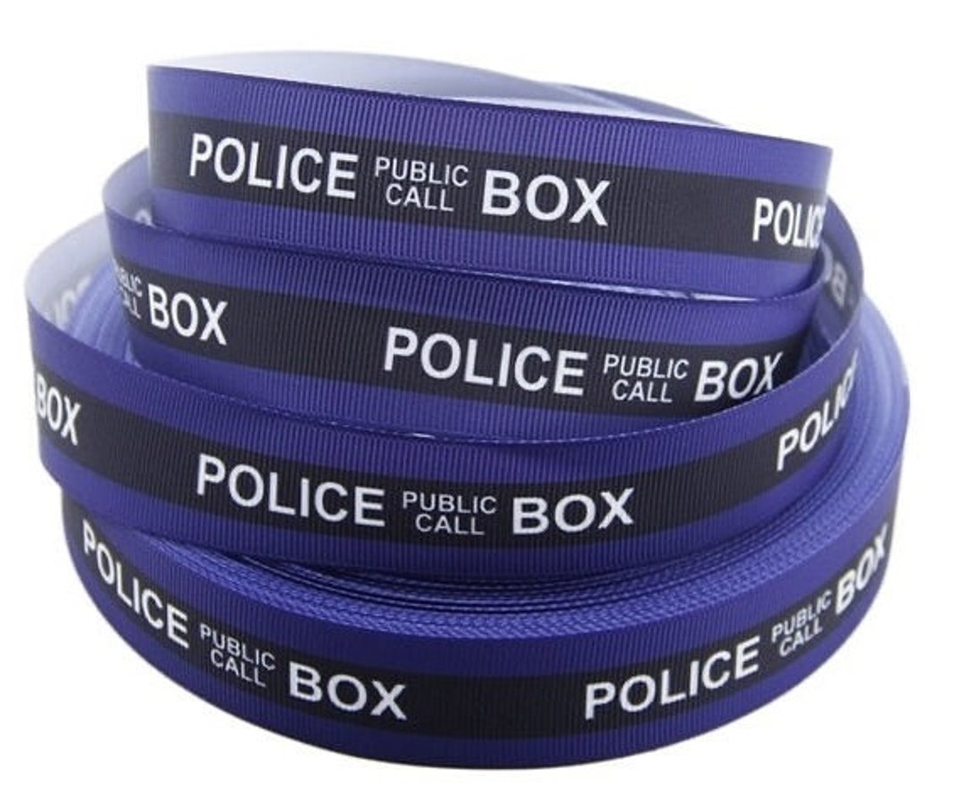 Doctor Who Ribbon 1, 1.5 and 2 High Quality Grosgrain Ribbon by the ...