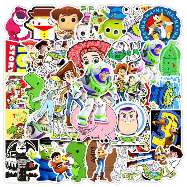 Disney Toy Story Sticker Packs | Water Resistant | Laptop Sticker | Water Bottle