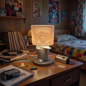 Garbage pail kids mini lamp