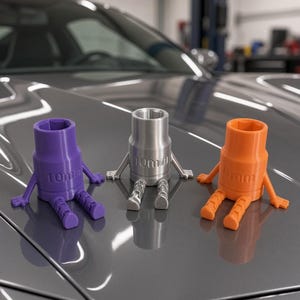 10mm Socket Buddy Desk Toy, 3D Printed Articulated Mechanic Gift, Funny Garage Decor, Missing 10mm Figurine, Gift for Him