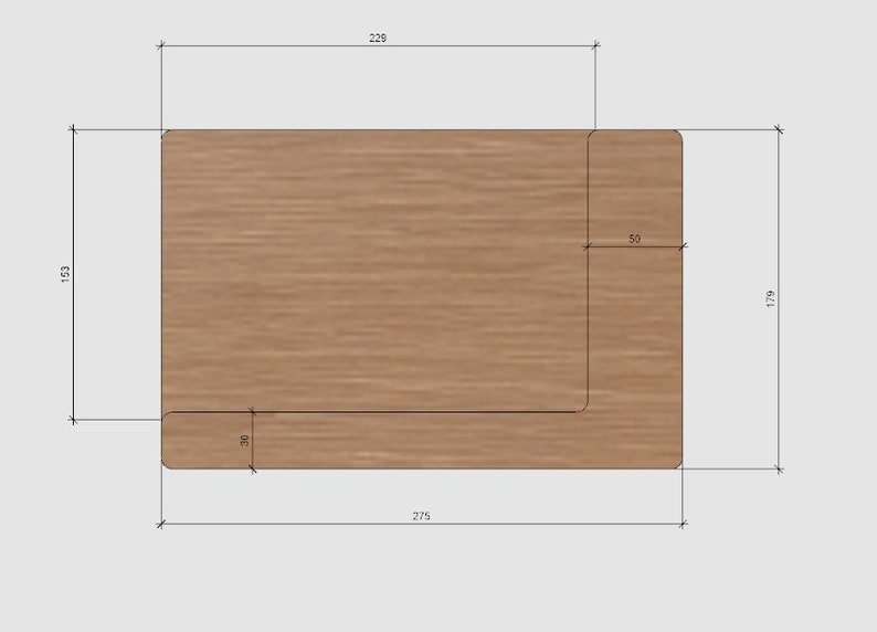 Tablethalterung Eiche Massivholz Wandmontage mit oder ohne Ladefunktion Bild 8