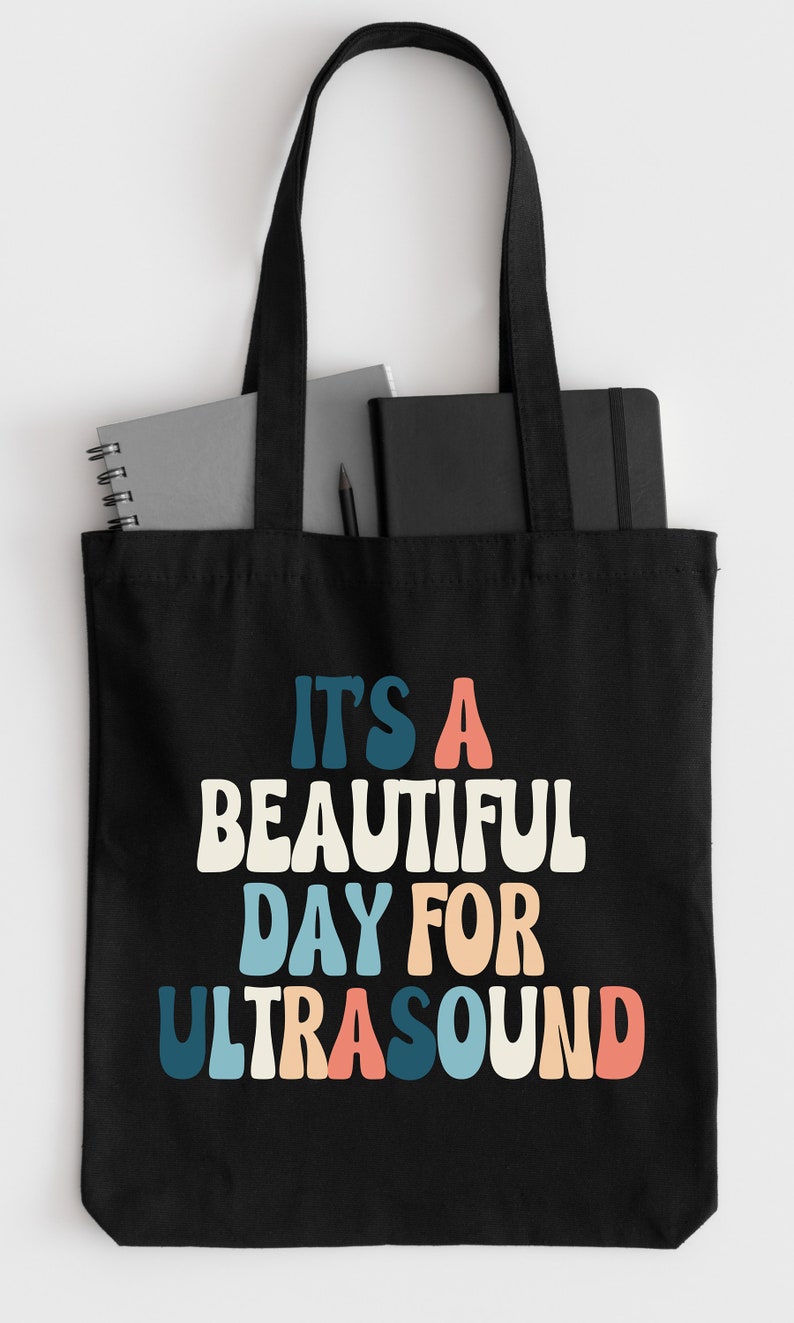 CafePress 'Because Sonographer' Natural Canvas Tote Bag - Reusable Shopping Bag, 2 Sizes - View #2