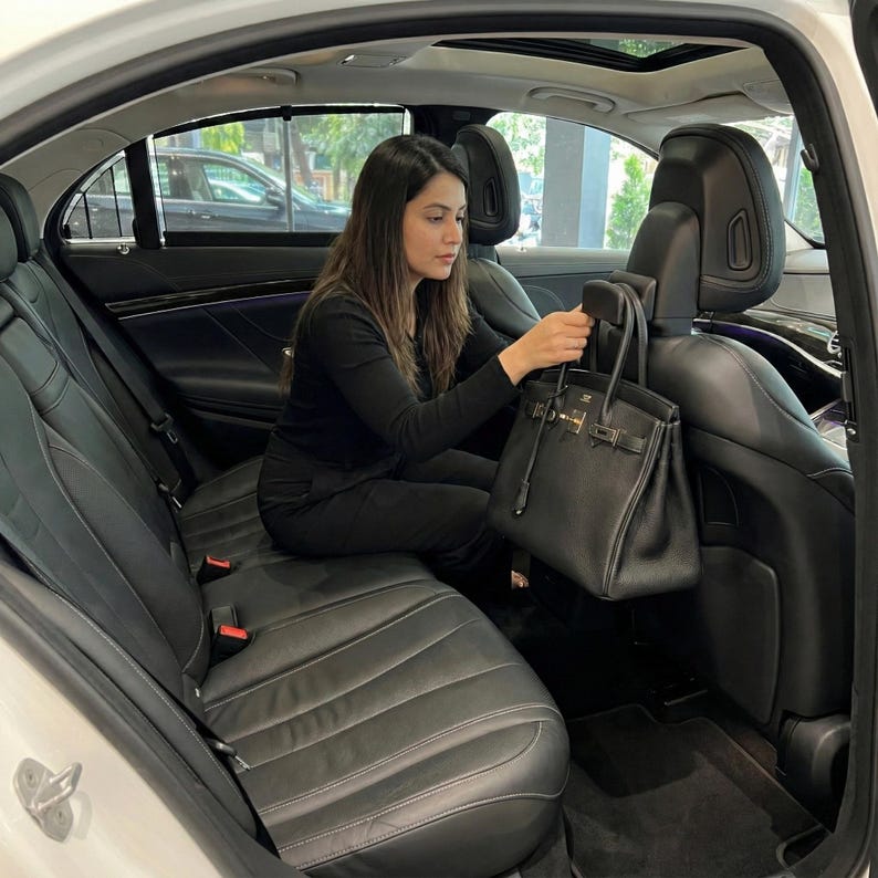 Mercedes Handtasche | No-Post-Kopfstütze | QS/EQE Sedan oder Suv | S-Klasse | C-Klasse | GKL Bild 17