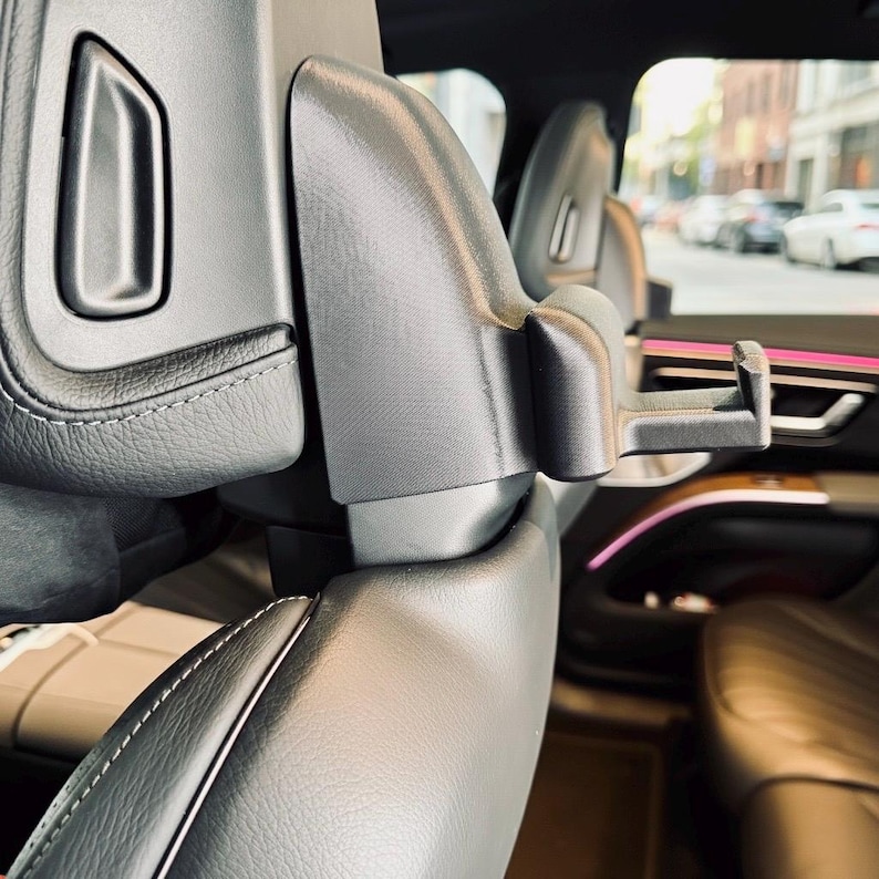 Mercedes Handtasche | No-Post-Kopfstütze | QS/EQE Sedan oder Suv | S-Klasse | C-Klasse | GKL Bild 8
