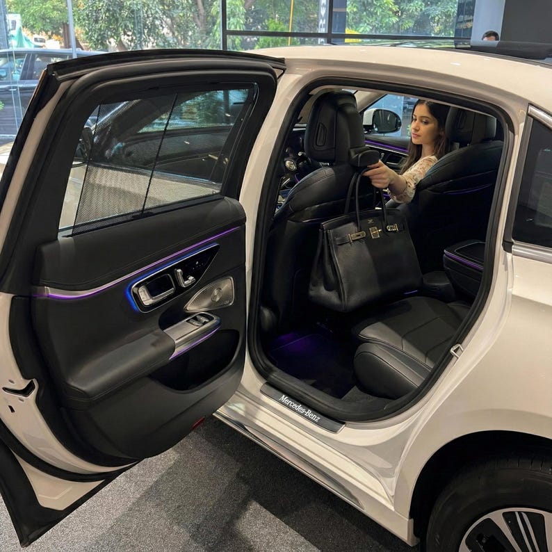 Mercedes Handtasche | No-Post-Kopfstütze | QS/EQE Sedan oder Suv | S-Klasse | C-Klasse | GKL Bild 18