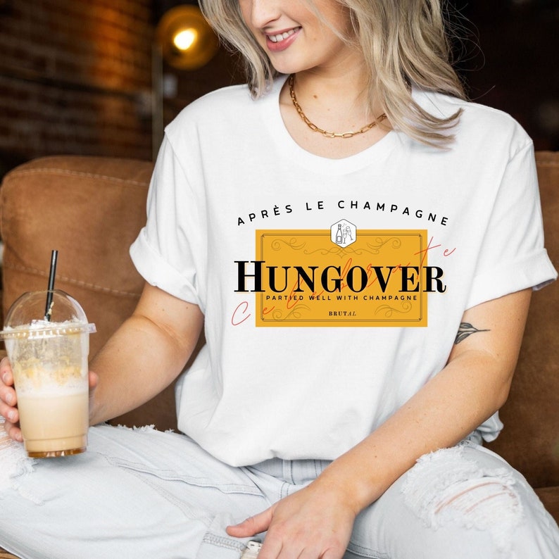 Champagne Inspired Hangover Tshirt Funny Going Out Shirt Etsy